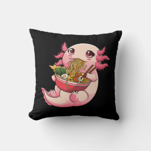 Ramen Axolotl Kawaii Anime Japanisches Food Girls  Kissen