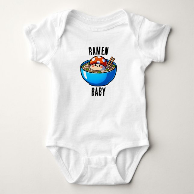 Ramen Baby Jersey Bodysuit Strampler (Vorderseite)