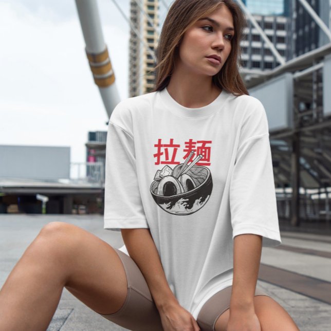 Ramen Bowl Japanisches Essen T-Shirt (Von Creator hochgeladen)