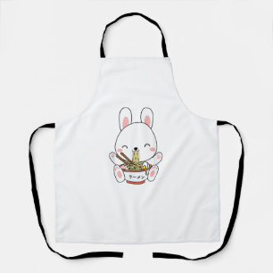 Ramen Bunny Bowl für Kawaii Ramen Noodle Soup Lieb Schürze