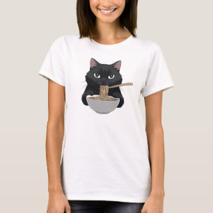 Ramen Cat - Anime-Feinschmecker T-Shirt