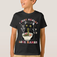 Ramen Cat Anime Kawaii Kleidung Otaku Kleidung Man
