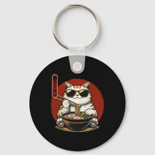 Ramen Cat Kawaii Anime Japanisch Kawaii Neko 1 Schlüsselanhänger