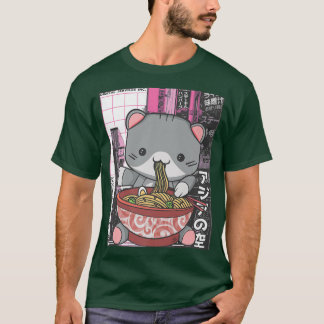 Ramen Cat Lover Kawaii Anime1494 T-Shirt
