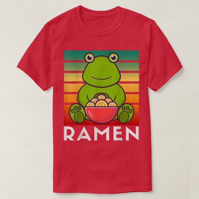 Ramen Cat Neko Anime Kawaii Japanischer Merch Gesc T-Shirt (Design vorne)