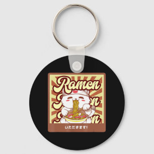 Ramen Cat Neko Anime Kawaii Japanisches Cat Lover  Schlüsselanhänger