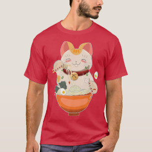 Ramen Cat Neko Anime Otaku Kawaii Japanese Gifts G T-Shirt
