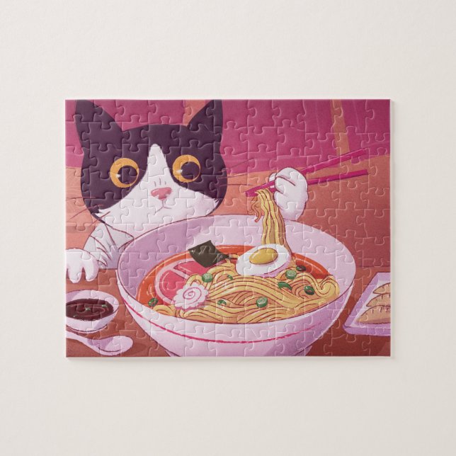 Ramen Cat Puzzle (Horizontal)