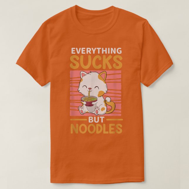 Ramen Cat T-Shirt (Design vorne)