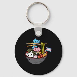 Ramen Cat Transgender Lgbt Trans Pride Janpanese N Schlüsselanhänger