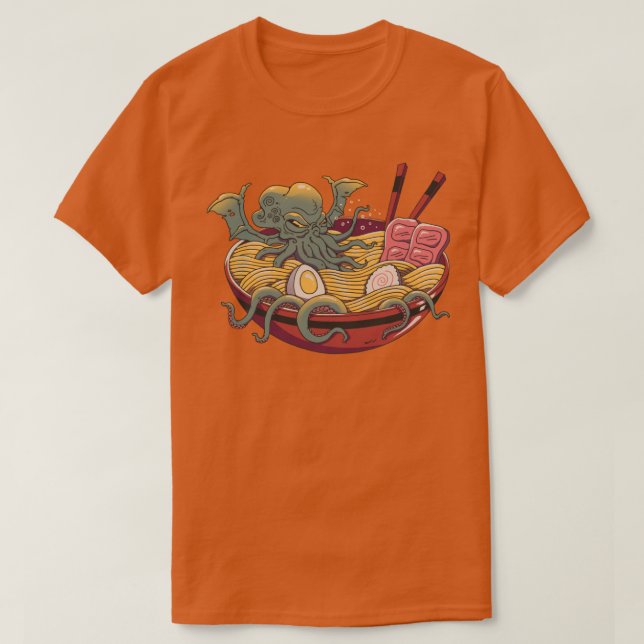 Ramen Cthulhu T-Shirt (Design vorne)