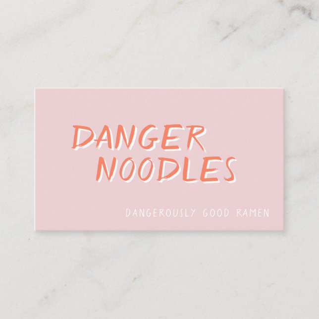 Ramen de danger : La carte de restauration la plus (Devant)