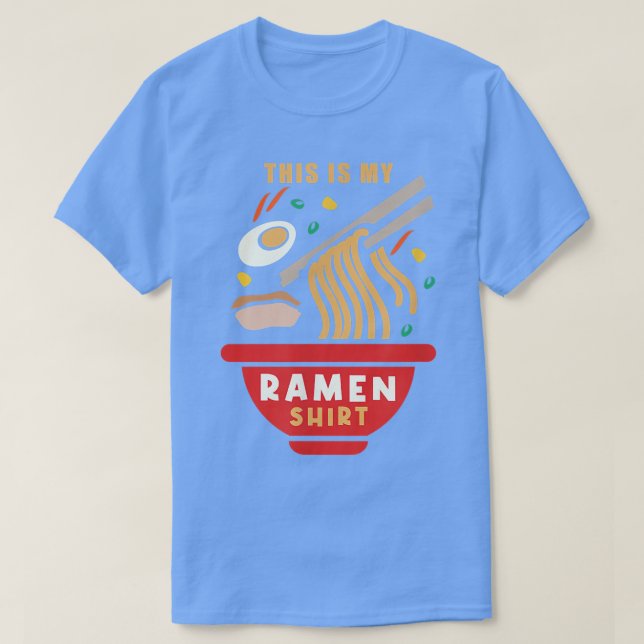Ramen Funny Sprichwort Noodle Fan Japanisches Esse T-Shirt (Design vorne)