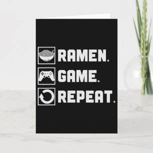 Ramen Game Wiederholung Nudel Videospiele Konsole  Karte