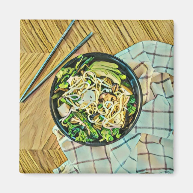 Ramen Geburtstagsgeschenk Magnet (Vorne)