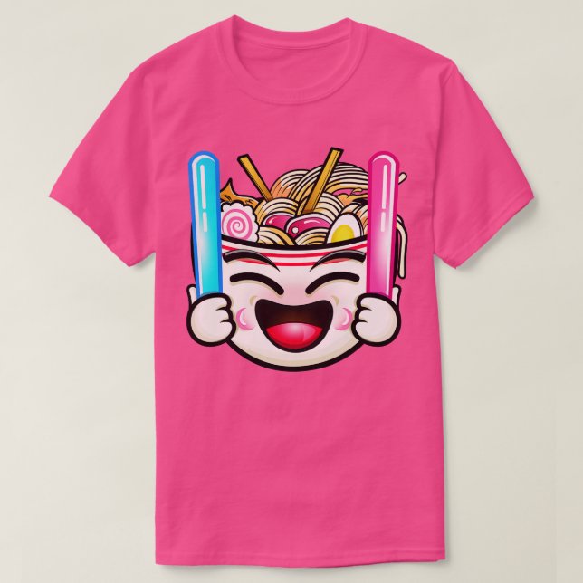 Ramen Glow Sticks T-Shirt (Design vorne)