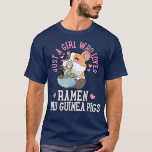 Ramen Guinea Pig Girl Liebe Anime Kawaii T-Shirt