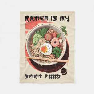 Ramen ist mein Geist Futter Gemütliche Schuhe Fleecedecke