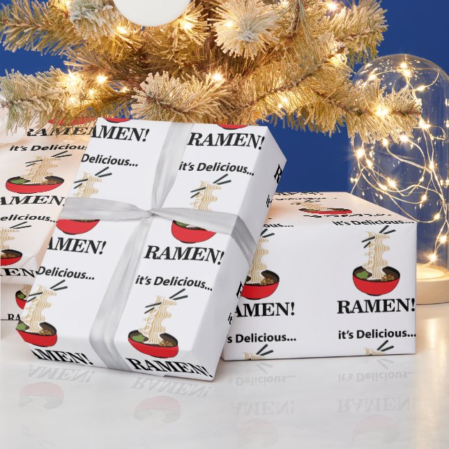 Ramen It's Delicious Ramen Geschenkpapier (Feiertage)