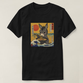 Ramen Japanisch Lustig Kawaii Baby-Esel Anime T-Shirt