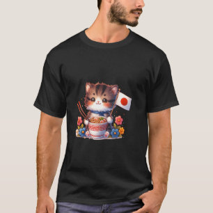 Ramen Katze Japan Liebe Nudel Schale Japanisches E T-Shirt