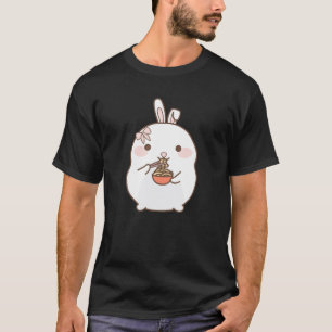 Ramen Kawaii Bunny Rabbit Eating Ramen Niedlich Gr T-Shirt
