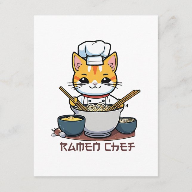 Ramen Koch Begleitkarte (Vorderseite)