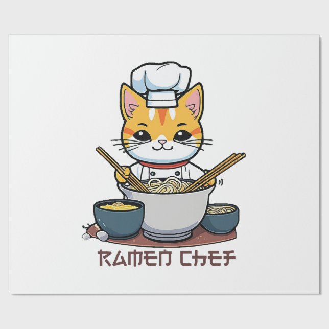 Ramen Koch Geschenkpapier (Flach)