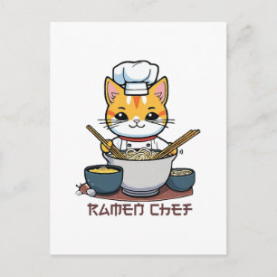 Ramen Koch Postkarte