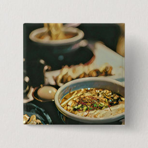 Ramen-Kunstwerk Button
