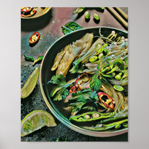 Ramen-Kunstwerk Poster