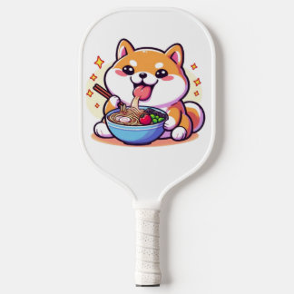 Ramen-liebende Katze Pickleball-Paddle – Kawaii-Sp Pickleball Schläger