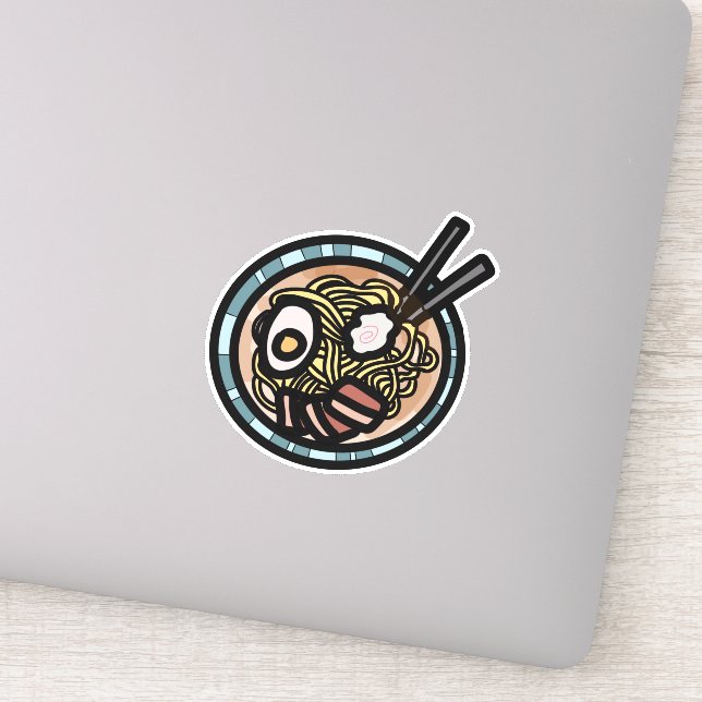 Ramen liebt niedliches Japanisch Aufkleber (Detail)