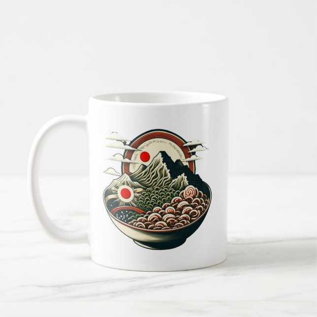 Ramen Mountains Kaffeetasse (Links)