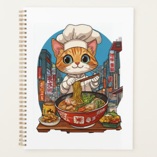 Ramen Neko � Lustiger Katzenkoch Anime Essen Planer