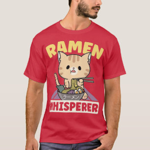 Ramen Noodle Bowl Liebe Japanisch Kawaii Cat Ramen T-Shirt