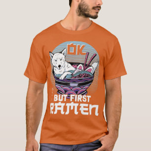 Ramen Noodle Bowl Liebe Japanisch Kawaii Dog Ok ab T-Shirt