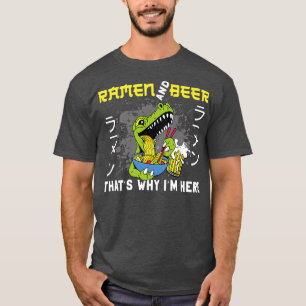 Ramen Noodle Bowl Liebe Japanisch Kawaii Krokodile T-Shirt