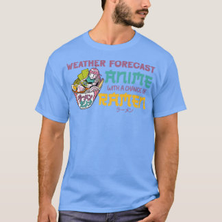 Ramen Noodle Bowl Liebe Japanisches Kawaii Wetter  T-Shirt