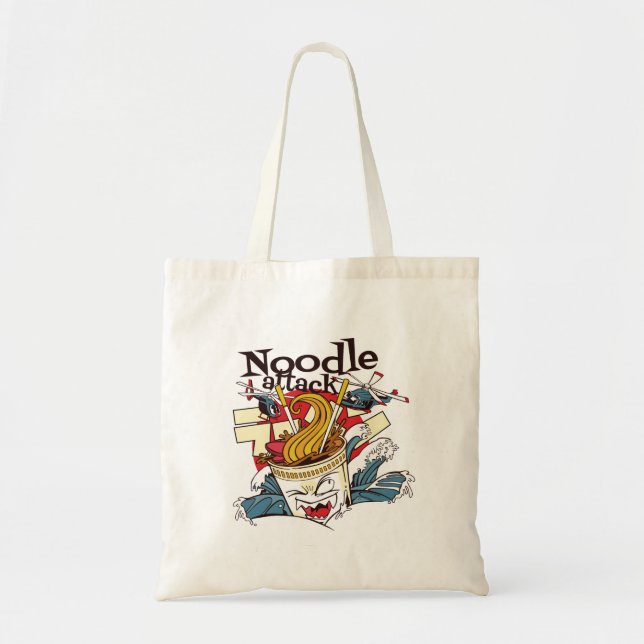 Ramen Noodle Cup Design Tragetasche (Vorne)