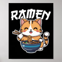 Ramen Noodle Neko Cat Japanisch Kawaii Manga Anime