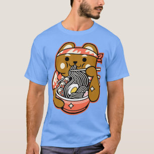Ramen Noodles Anime Kawaii niedlicher Bär japanese T-Shirt