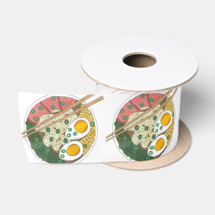 Ramen Noodles Bowl Japanischer Restaurant Feinschm Satinband