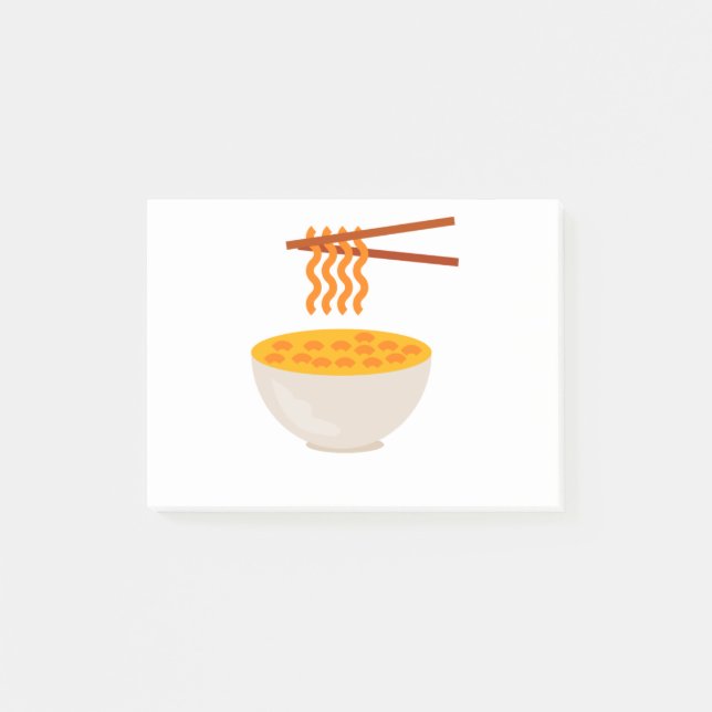 Ramen Noodles Post-it Klebezettel (Vorderseite)