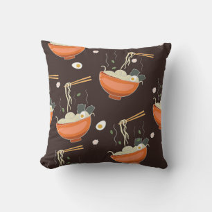 Ramen Noodles: Vintage Grafiken Kissen