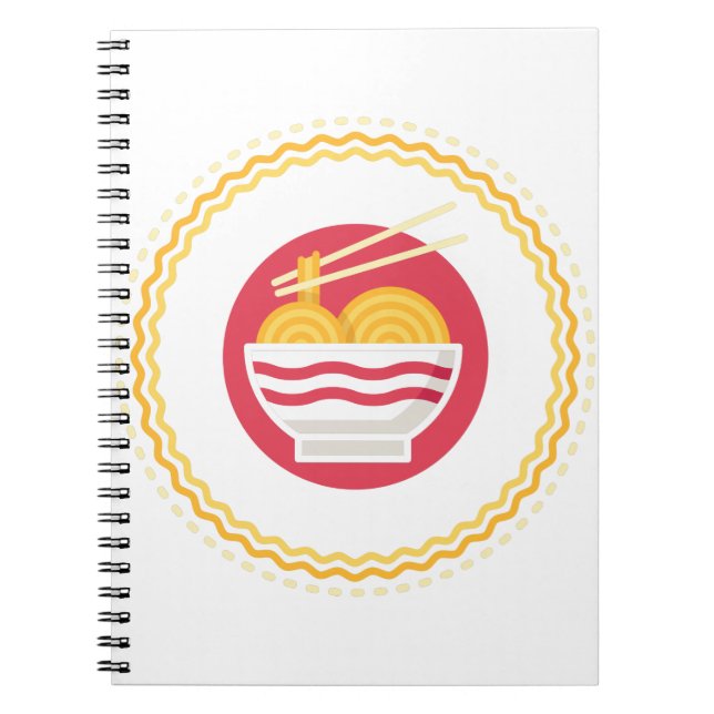 Ramen-Nudeln Notizblock (Vorderseite)