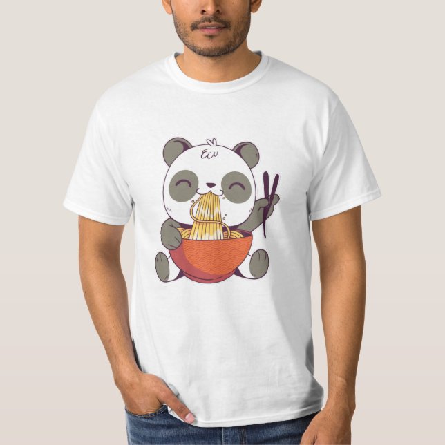 Ramen Panda T-Shirt (Vorderseite)