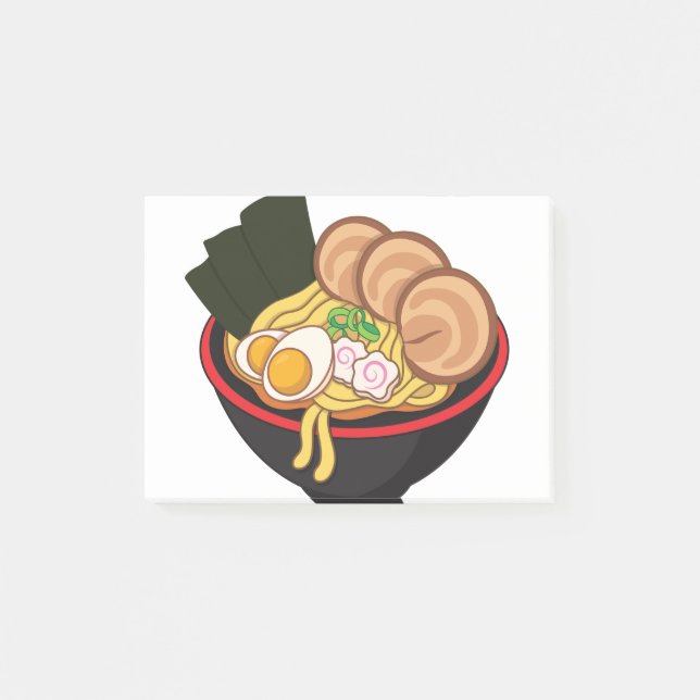 Ramen Post-it Klebezettel (Vorderseite)
