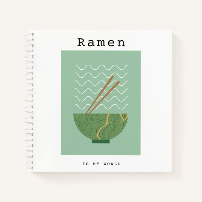 Ramen Recipes-Notebook Notizbuch (Vorderseite)
