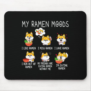 Ramen Shiba Inu Dog Lover Japanische Nudeln für Mä Mousepad